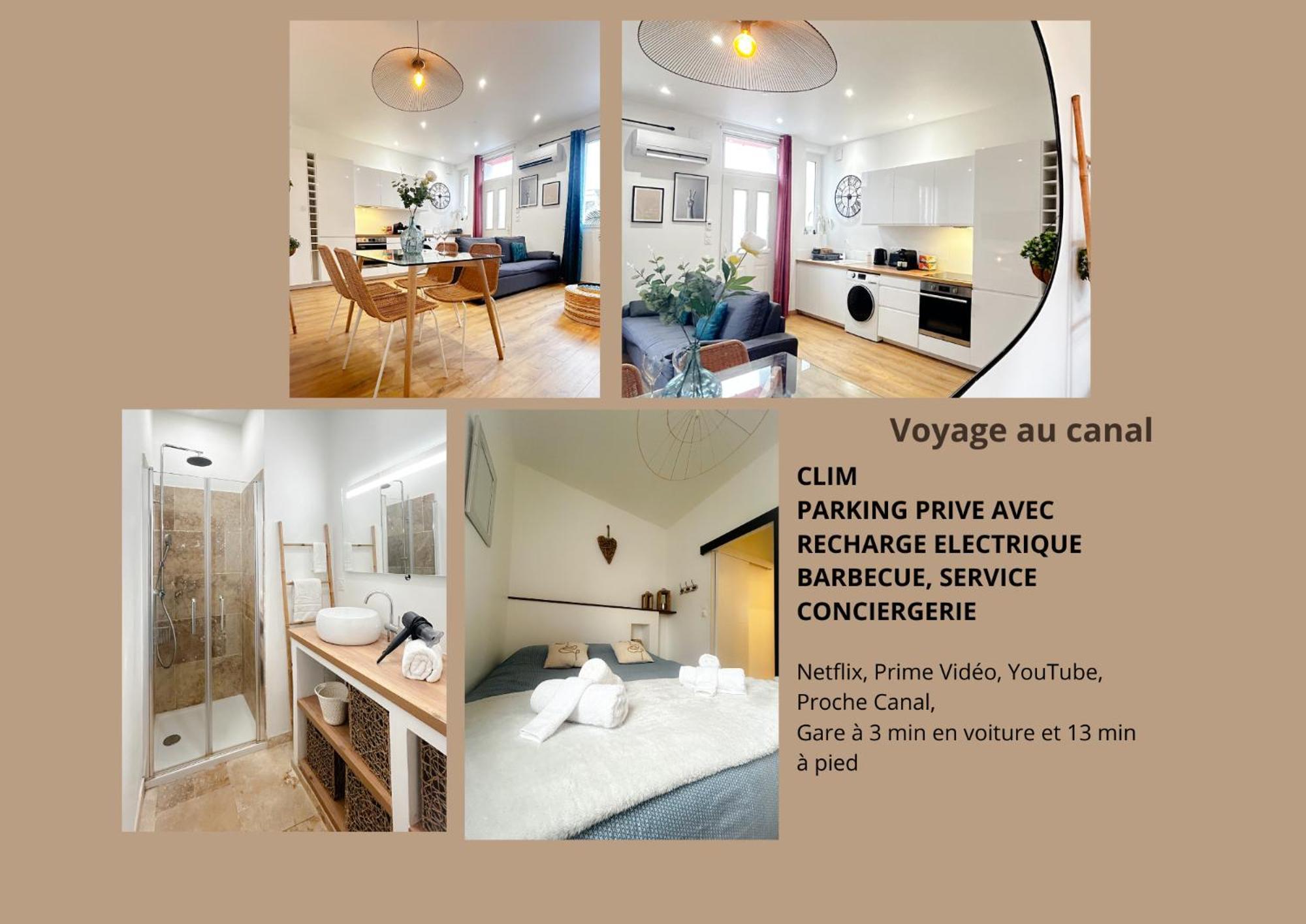 Voyage Au Canal - Parking Clim Netflix Amazon Montauban